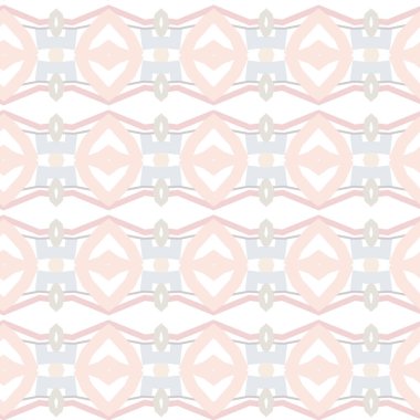 Oval geometrik şekiller görüntü ile Dikişsiz soyut desen