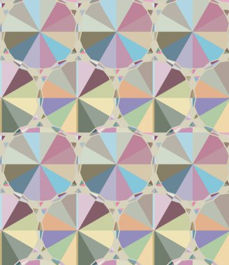 Soyut geometrik şablonun vektör çizimi