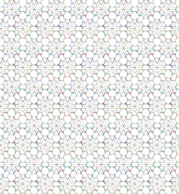 Soyut geometrik şablonun vektör çizimi