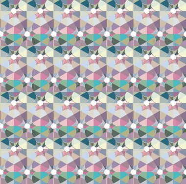 Soyut geometrik şablonun vektör çizimi