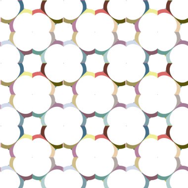 Modern geometrik vektör tasarımı, kusursuz desen çizimi