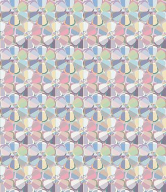 Soyut geometrik şablonun vektör çizimi