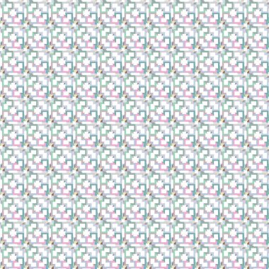 Geometrik şekilli kusursuz desen vektör çizimi