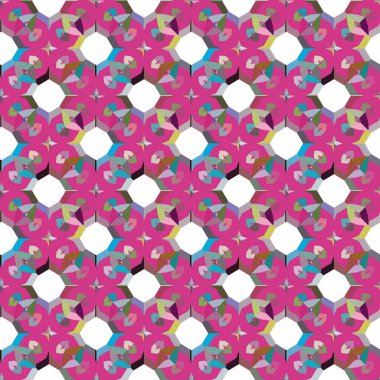 Soyut geometrik şablonun vektör çizimi