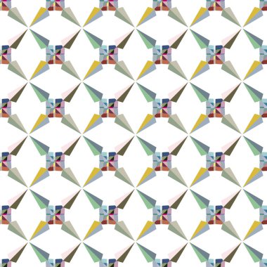 Soyut geometrik şablonun vektör çizimi