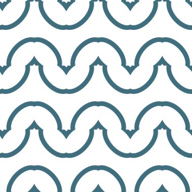 Geometrik şekilli kusursuz desen vektör çizimi