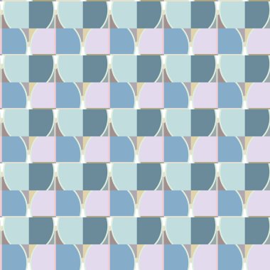 Geometrik şekilli kusursuz desen vektör çizimi