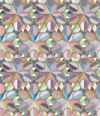 Soyut geometrik şablonun vektör çizimi