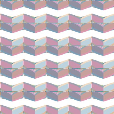 Modern geometrik vektör tasarımı, kusursuz desen çizimi