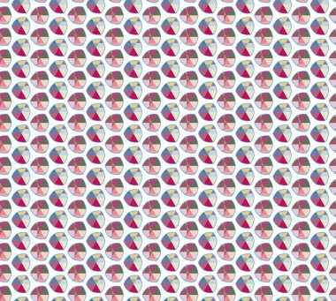 Soyut geometrik şablonun vektör çizimi