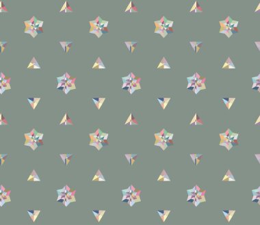 Soyut geometrik şablonun vektör çizimi