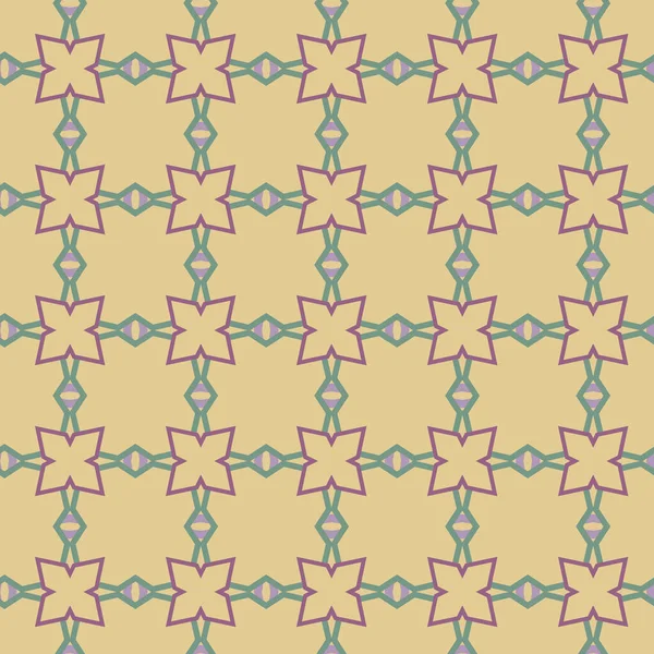 Безшовний Абстрактний Візерунок Зображенням Овальних Геометричних Фігур — стоковий вектор