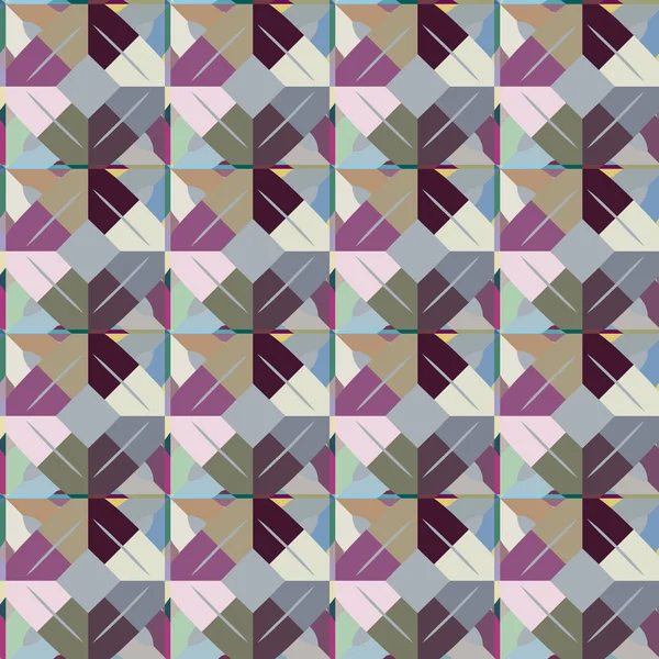 シームレスな抽象幾何学的パターンの背景 — ストックベクタ