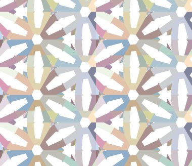 soyut kaleydoskop kumaş dikişsiz arkaplan, vektör illüstrasyonu 