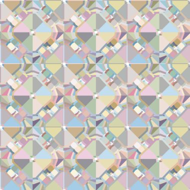 Modern geometrik vektör tasarımı, kusursuz desen çizimi