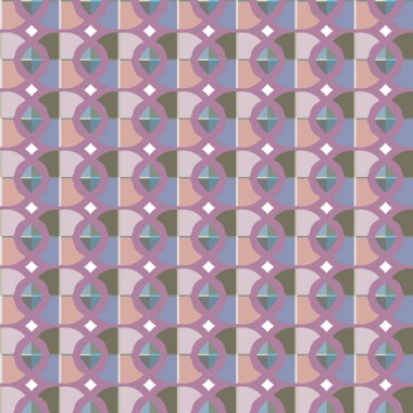 Soyut geometrik şablonun vektör çizimi