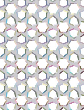 Soyut geometrik şablonun vektör çizimi