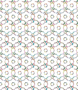 Soyut geometrik şablonun vektör çizimi