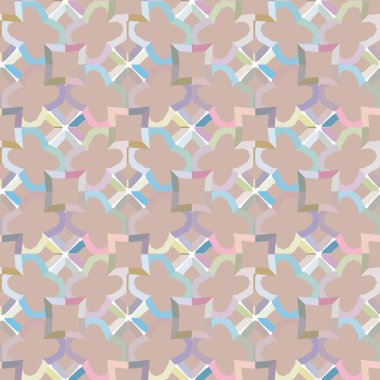 Soyut geometrik şablonun vektör çizimi