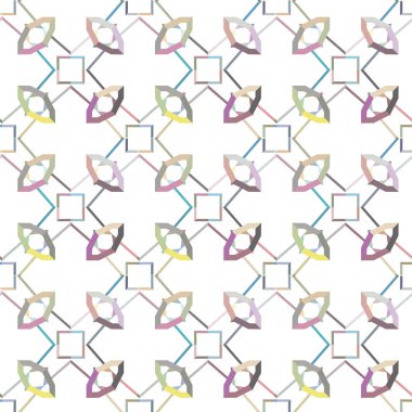 Soyut geometrik şablonun vektör çizimi