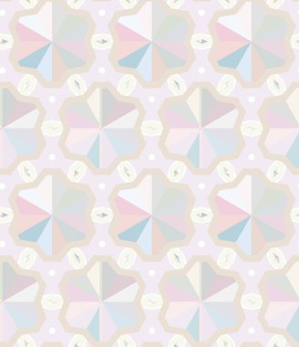 Soyut geometrik şablonun vektör çizimi