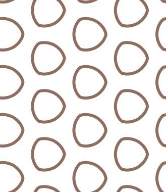 Kalpleri olan kusursuz bir model. Sonsuz geçmiş. vektör illüstrasyonu