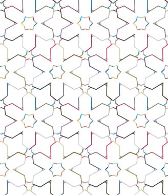 Soyut geometrik şablonun vektör çizimi