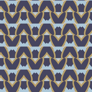 Modern geometrik vektör tasarımı, kusursuz desen çizimi