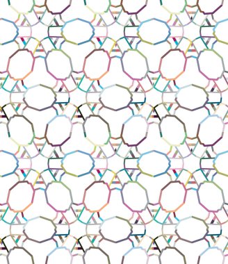 Soyut geometrik şablonun vektör çizimi