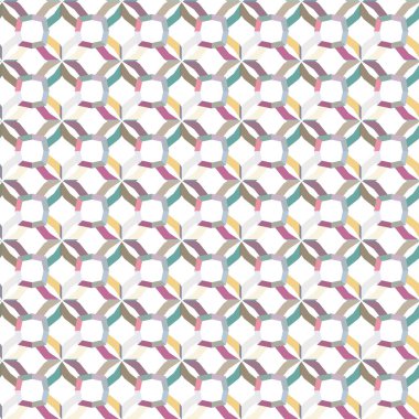 Soyut geometrik şablonun vektör çizimi