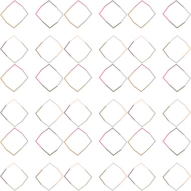 Modern geometrik vektör tasarımı, kusursuz desen çizimi