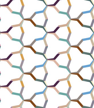 Soyut geometrik şablonun vektör çizimi