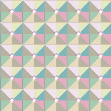 Modern geometrik vektör tasarımı, kusursuz desen çizimi