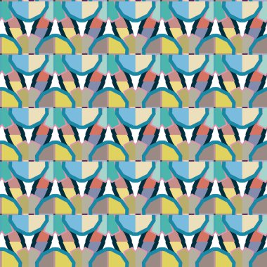 Soyut şekillerin arkaplan modelinin vektör illüstrasyon tasarımı