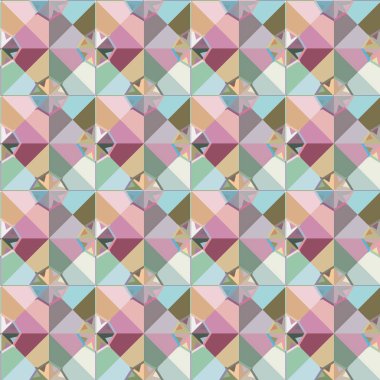 Soyut geometrik şablonun vektör çizimi