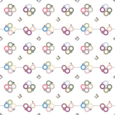 Soyut geometrik şablonun vektör çizimi