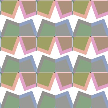 Modern geometrik vektör tasarımı, kusursuz desen çizimi