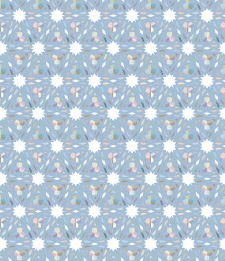 Soyut geometrik şablonun vektör çizimi