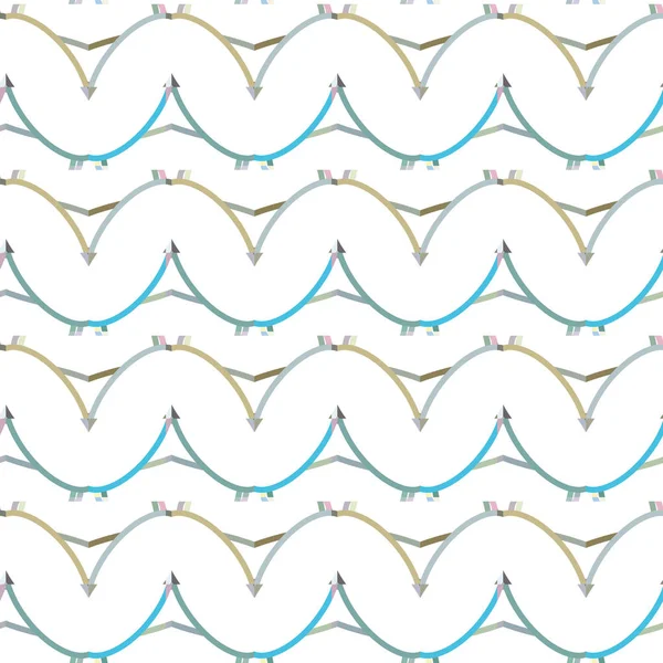 Diseño Moderno Vector Geométrico Ilustración Patrón Sin Costura — Vector de stock