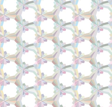 Modern geometrik vektör tasarımı, kusursuz desen çizimi