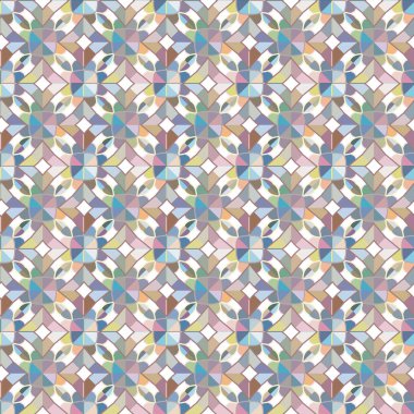 Soyut geometrik şablonun vektör çizimi