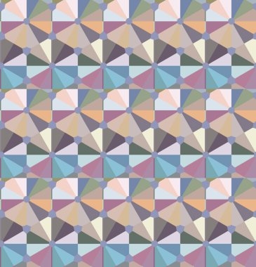 Modern geometrik vektör tasarımı, kusursuz desen çizimi