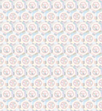 Modern geometrik vektör tasarımı, kusursuz desen çizimi