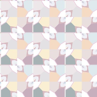 Modern geometrik vektör tasarımı, kusursuz desen çizimi