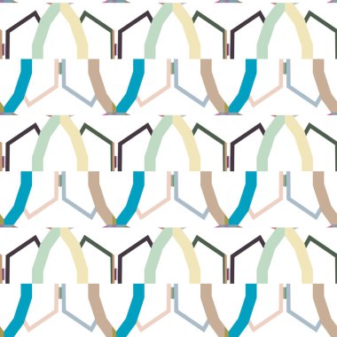Soyut geometrik şablonun vektör çizimi