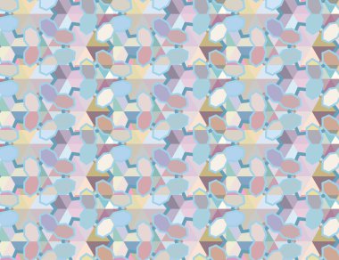 Soyut geometrik şablonun vektör çizimi