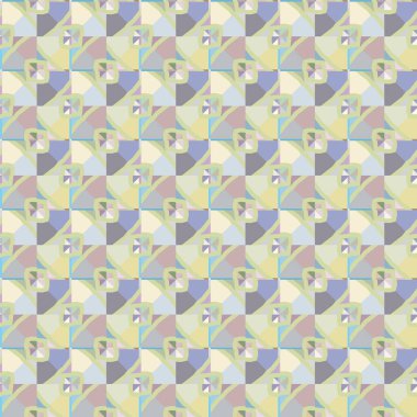 Modern geometrik vektör tasarımı, kusursuz desen çizimi