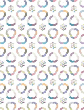 soyut kaleydoskop kumaş dikişsiz arkaplan, vektör illüstrasyonu 