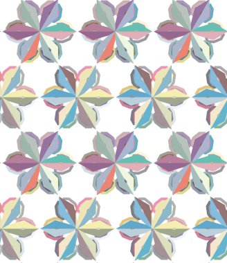 Soyut geometrik şablonun vektör çizimi