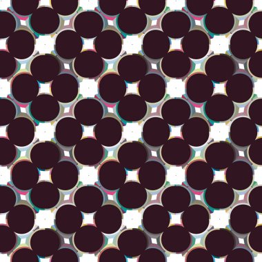 Soyut geometrik şablonun vektör çizimi